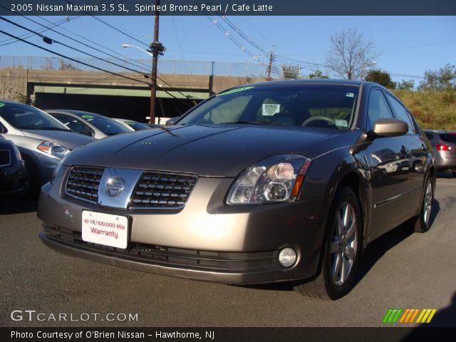 2005 Nissan Maxima 3.5 SL in Spirited Bronze Pearl