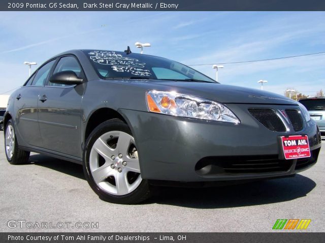 2009 Pontiac G6 Sedan in Dark Steel Gray Metallic