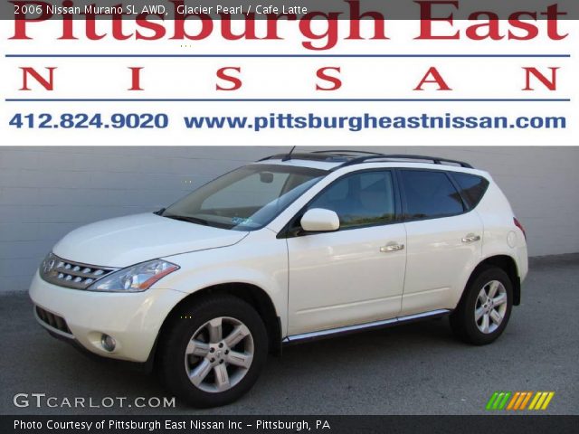 2006 Nissan Murano SL AWD in Glacier Pearl