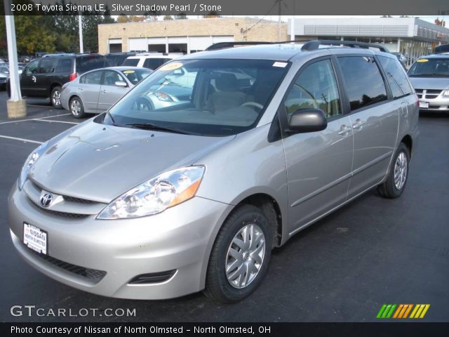 2008 Toyota Sienna LE in Silver Shadow Pearl