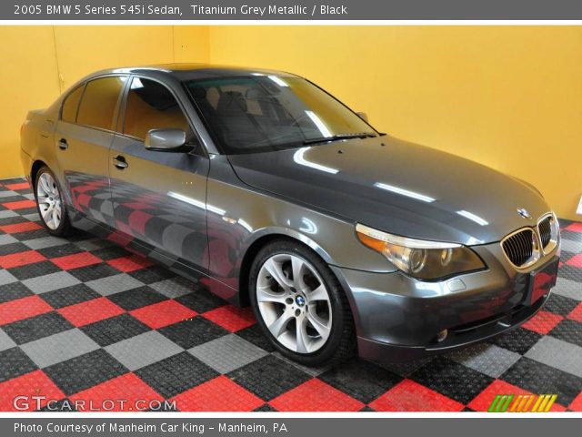 2005 BMW 5 Series 545i Sedan in Titanium Grey Metallic