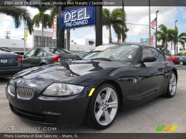 2007 BMW Z4 3.0si Coupe in Monaco Blue Metallic