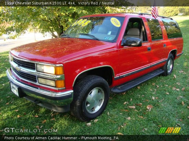 1999 Chevrolet Suburban K1500 LT 4x4 in Victory Red