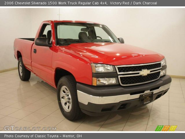 2006 Chevrolet Silverado 1500 Work Truck Regular Cab 4x4 in Victory Red