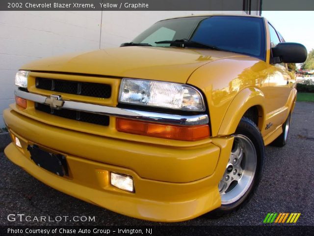 2002 Chevrolet Blazer Xtreme in Yellow