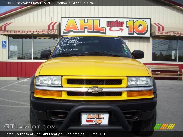2004 Chevrolet Blazer LS ZR2 in Yellow