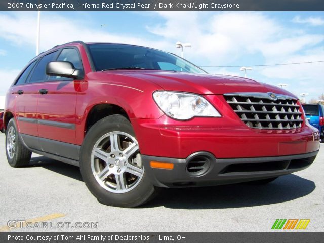 2007 Chrysler Pacifica  in Inferno Red Crystal Pearl