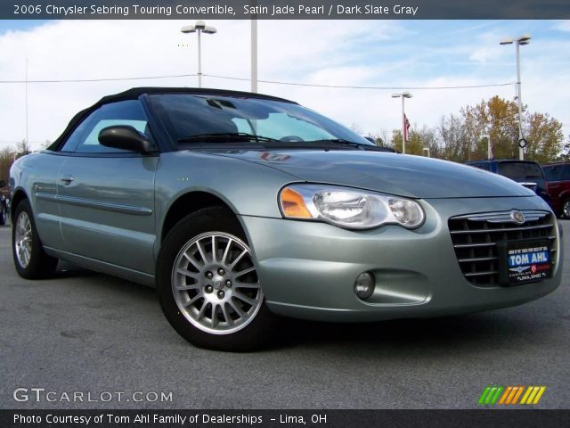 2006 Chrysler Sebring Touring Convertible in Satin Jade Pearl