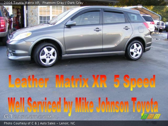 2004 Toyota Matrix XR in Phantom Gray
