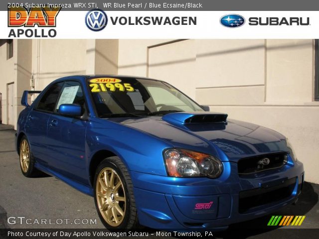 2004 Subaru Impreza WRX STi in WR Blue Pearl
