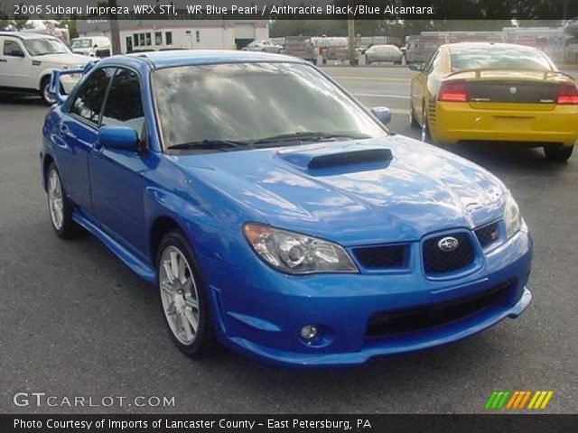 2006 Subaru Impreza WRX STi in WR Blue Pearl