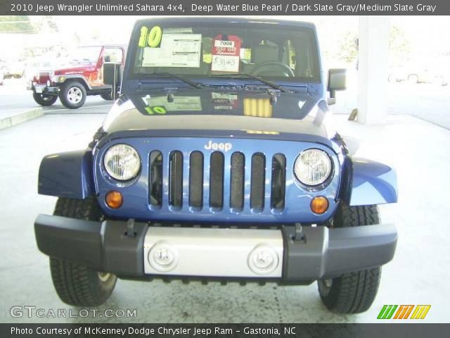 2010 Jeep Wrangler Unlimited Sahara 4x4 in Deep Water Blue Pearl