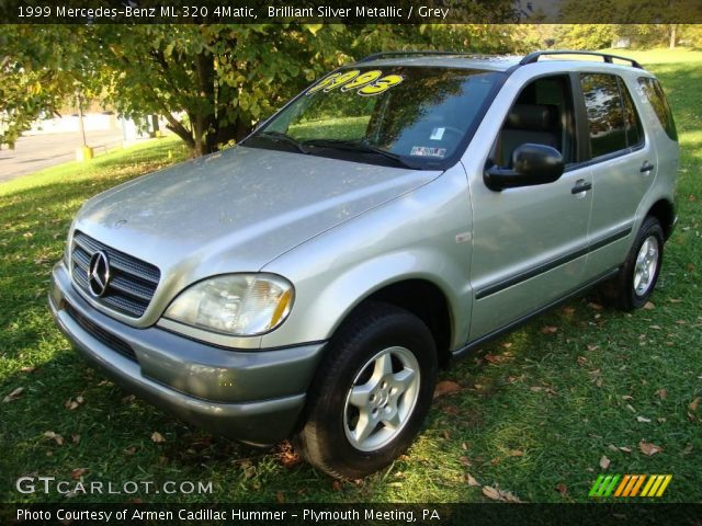 1999 Mercedes-Benz ML 320 4Matic in Brilliant Silver Metallic