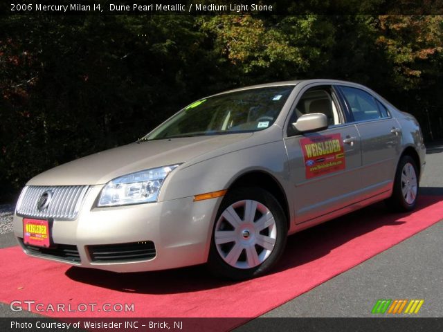 2006 Mercury Milan I4 in Dune Pearl Metallic