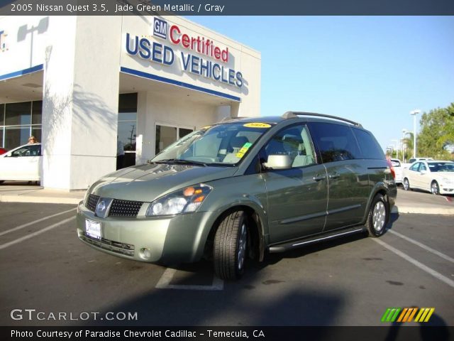 2005 Nissan Quest 3.5 in Jade Green Metallic