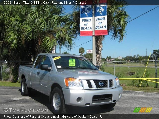 2008 Nissan Titan XE King Cab in Radiant Silver