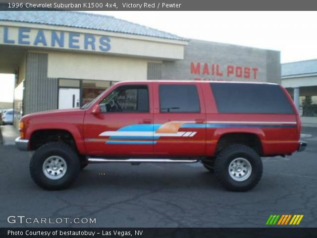 1996 Chevrolet Suburban K1500 4x4 in Victory Red