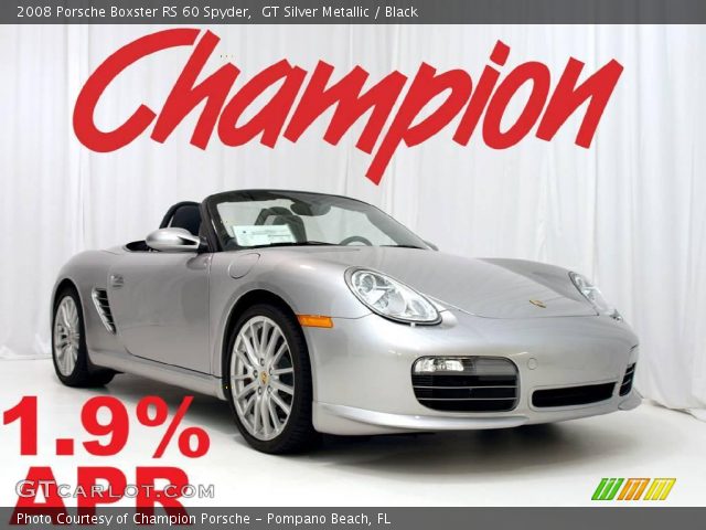 2008 Porsche Boxster RS 60 Spyder in GT Silver Metallic