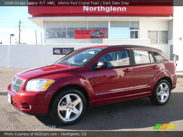 2008 Dodge Caliber R/T AWD in Inferno Red Crystal Pearl