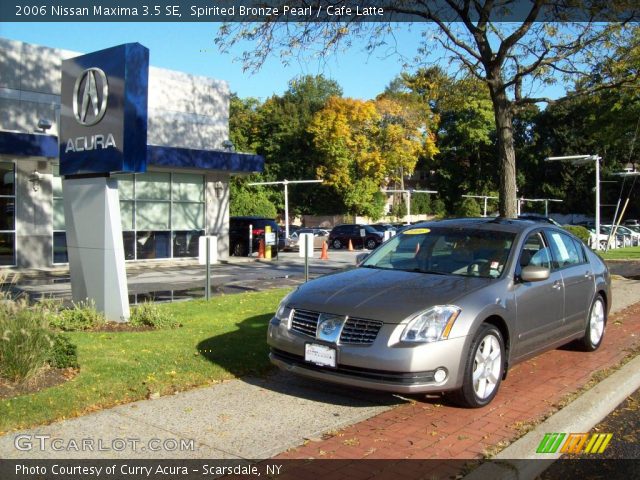 2006 Nissan Maxima 3.5 SE in Spirited Bronze Pearl