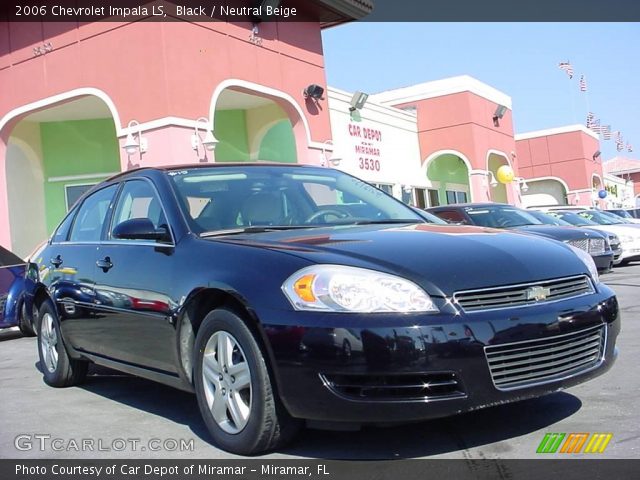 2006 Chevrolet Impala LS in Black