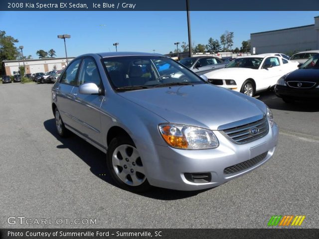 2008 Kia Spectra EX Sedan in Ice Blue