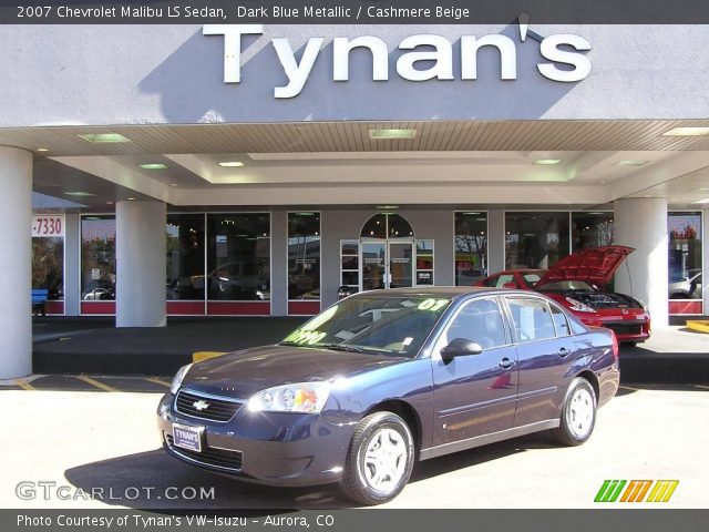 2007 Chevrolet Malibu LS Sedan in Dark Blue Metallic