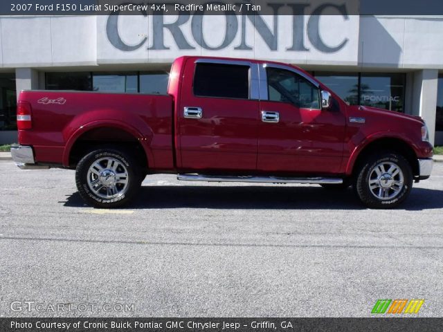 2007 Ford F150 Lariat SuperCrew 4x4 in Redfire Metallic