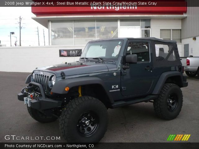 2008 Jeep Wrangler X 4x4 in Steel Blue Metallic