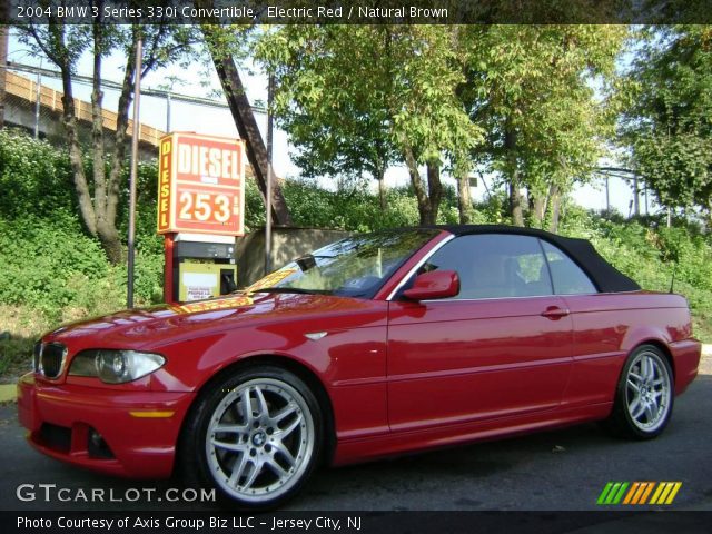 2004 BMW 3 Series 330i Convertible in Electric Red
