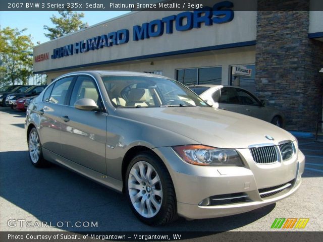 2007 BMW 3 Series 335xi Sedan in Platinum Bronze Metallic