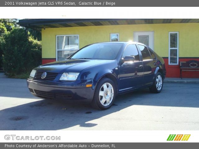 2001 Volkswagen Jetta GLS VR6 Sedan in Galactic Blue