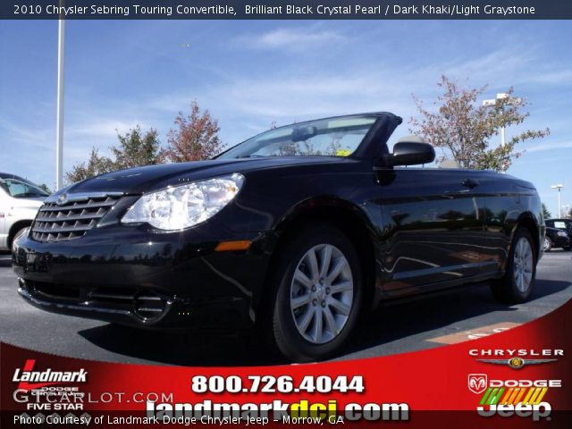 2010 Chrysler Sebring Touring Convertible in Brilliant Black Crystal Pearl