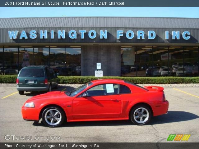 2001 Ford Mustang GT Coupe in Performance Red