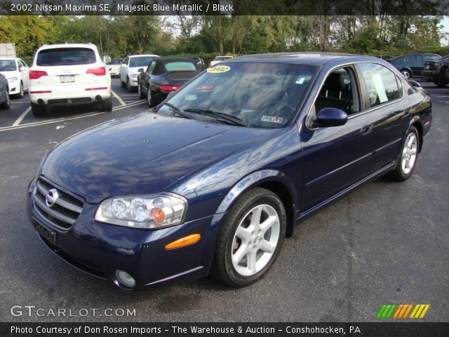 2002 Nissan Maxima SE in Majestic Blue Metallic
