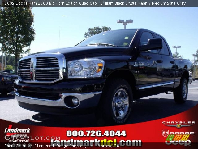2009 Dodge Ram 2500 Big Horn Edition Quad Cab in Brilliant Black Crystal Pearl