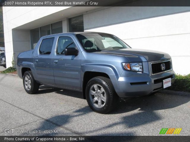 2007 Honda Ridgeline RTX in Steel Blue Metallic