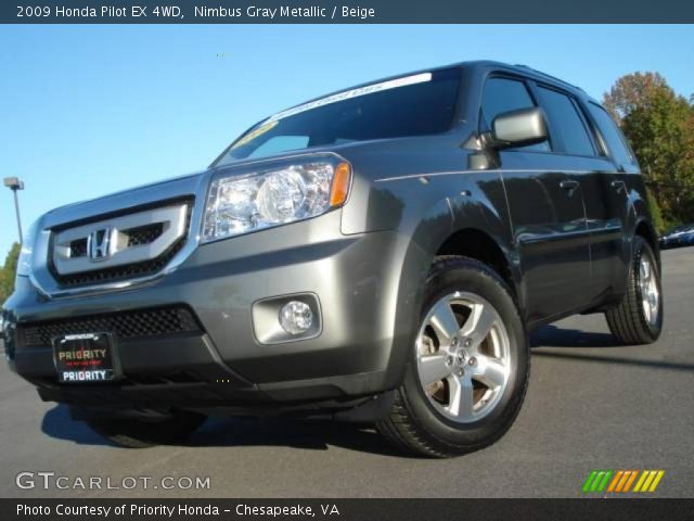 2009 Honda Pilot EX 4WD in Nimbus Gray Metallic