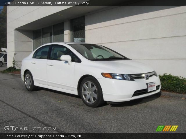 2008 Honda Civic LX Sedan in Taffeta White