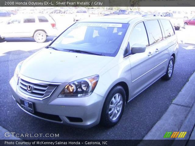 2008 Honda Odyssey EX-L in Silver Pearl Metallic