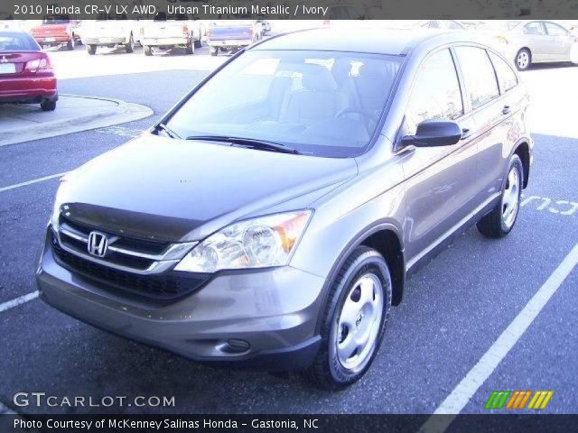 2010 Honda CR-V LX AWD in Urban Titanium Metallic