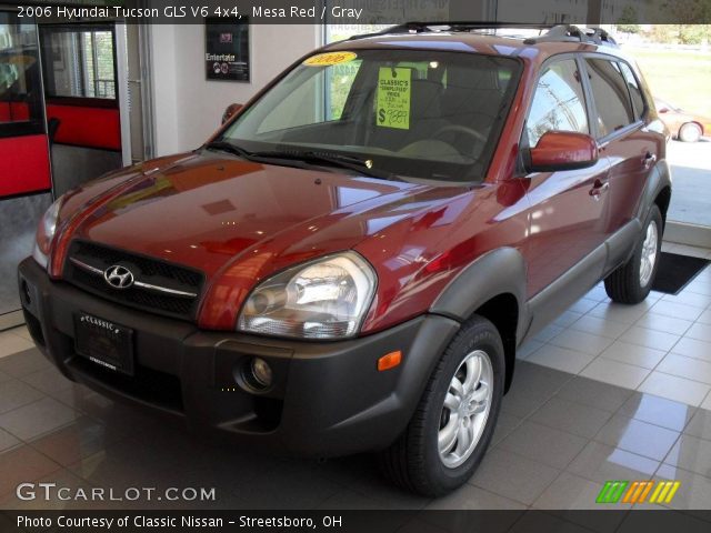 2006 Hyundai Tucson GLS V6 4x4 in Mesa Red