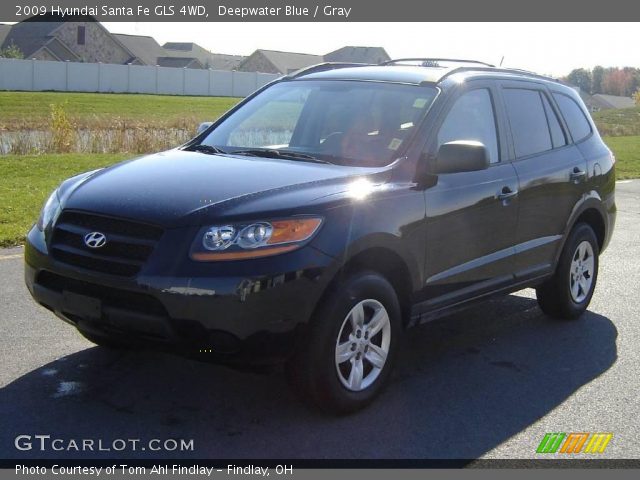 2009 Hyundai Santa Fe GLS 4WD in Deepwater Blue