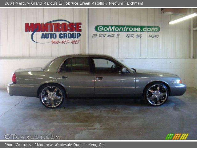 2001 Mercury Grand Marquis LS in Spruce Green Metallic