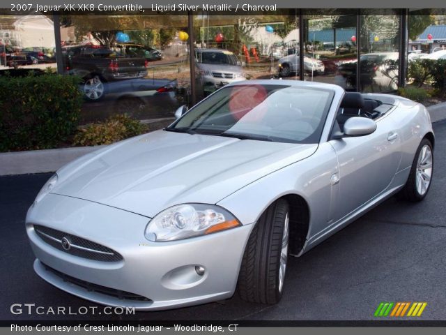2007 Jaguar XK XK8 Convertible in Liquid Silver Metallic