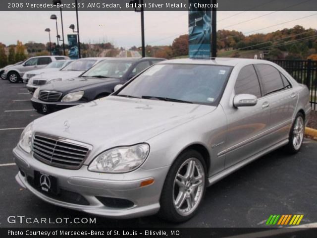 2006 Mercedes-Benz S 55 AMG Sedan in Brilliant Silver Metallic