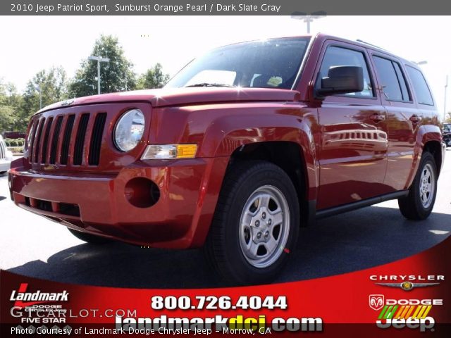 2010 Jeep Patriot Sport in Sunburst Orange Pearl