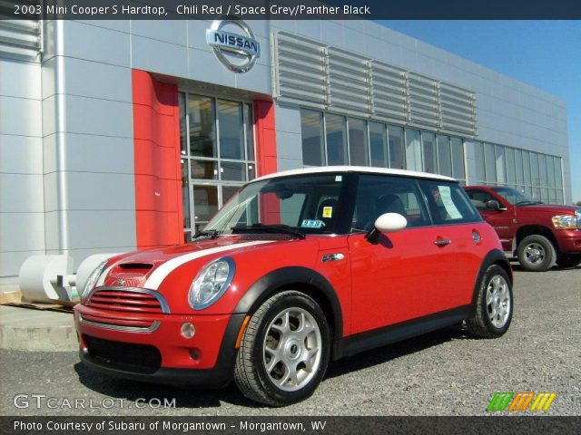 2003 Mini Cooper S Hardtop in Chili Red