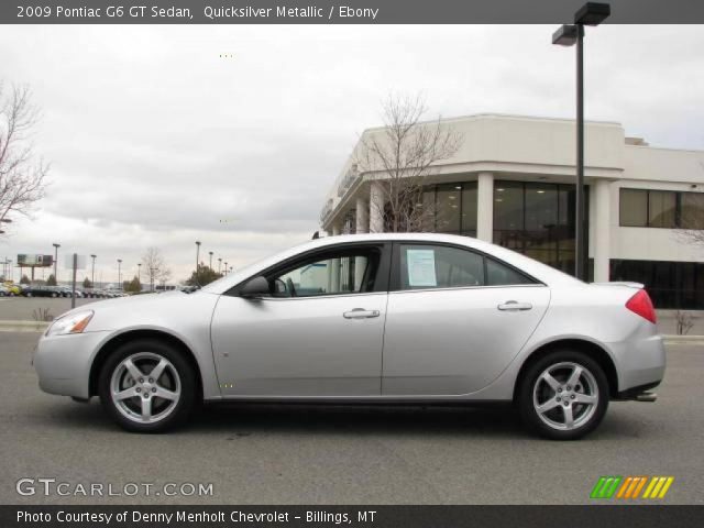 2009 Pontiac G6 GT Sedan in Quicksilver Metallic