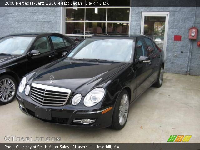 2008 Mercedes-Benz E 350 4Matic Sedan in Black